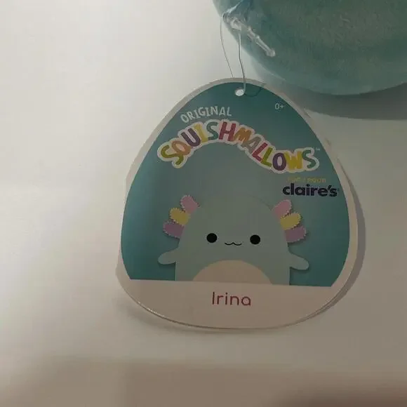 Squishmallows 5 inch Axolotl "Irina" For Claire's Kellytoy NWT - Picture 3 of 3